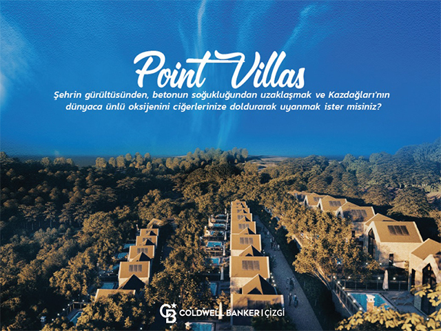 Point Villas Çanakkale Kazdağlarında Satışta