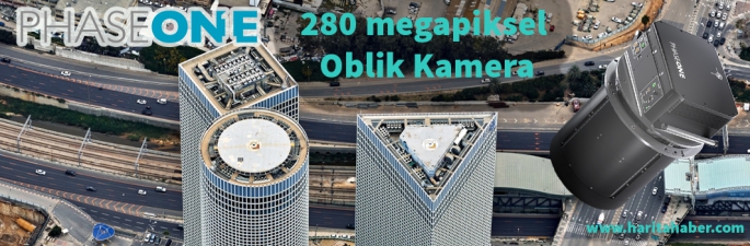 280 Megapiksel Fotogrametrik Oblik Kamera