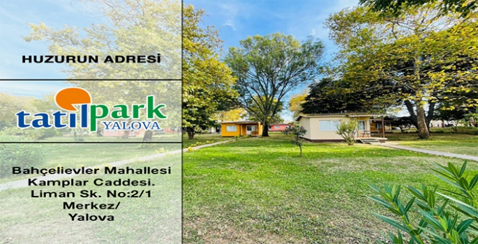 82 adet bungalov evler Tatil Park içinde yer alıyor.