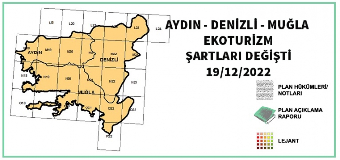 Aydın Muğla Denizli Ekoturizm Şartları Değişti; 19 Aralık 2022