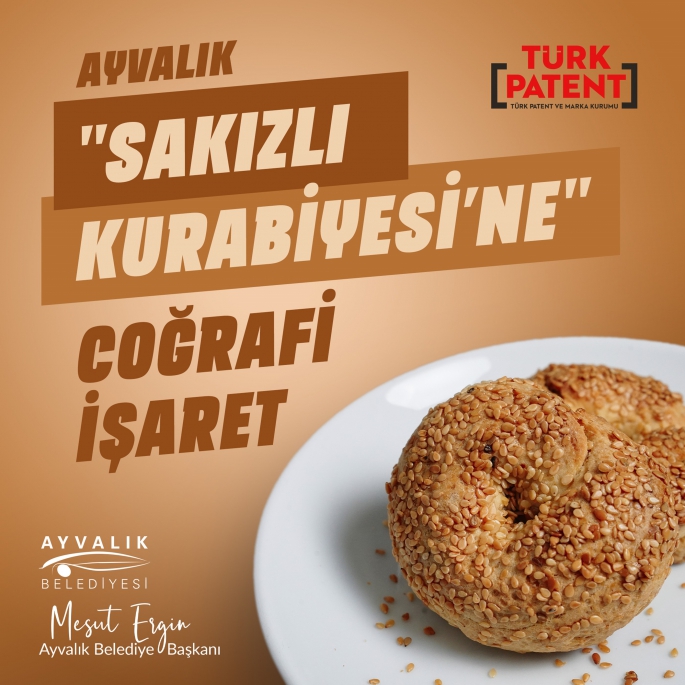 Ayvalık'ın sakızlı kurabiyesi  coğrafi işaret aldı