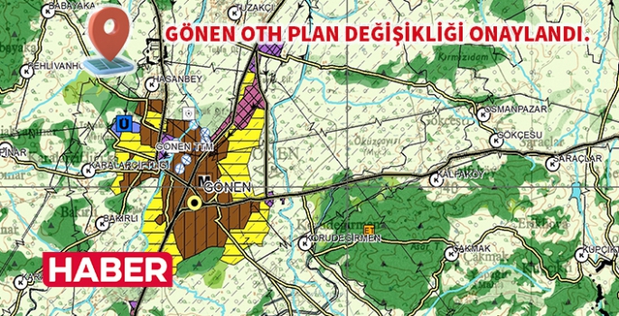 Balıkesir Gönen Organize Tarım OSB plan değişikliği onaylandı