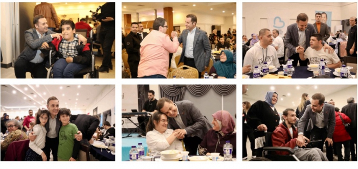 Başkan Ahmet Akın, Özel Gereksinimli Bireylerle İftar Programında Bir Araya Geldi