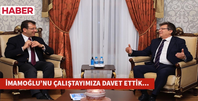 Başkan Arslan'dan  Ekrem İmamoğlu'nu ziyaret