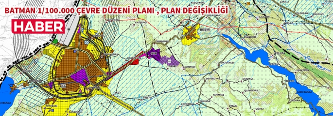 Batman Üst Ölçek Plan değişikliği onaylandı