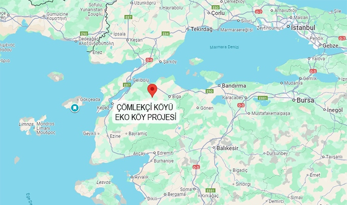 Biga Çömlekçi Köyü'ne Ekolojik Köy Projesi Yapılıyor