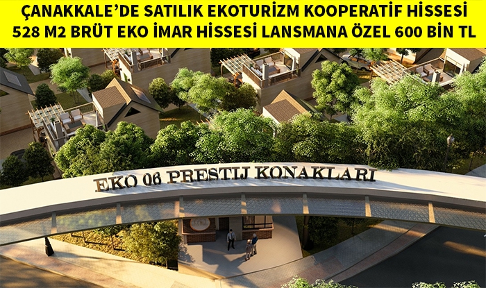 Çanakkale'de Doğayla İç İçe Lüks Yaşam: EKO 06 Prestij Konakları'nda Yatırım Fırsatı