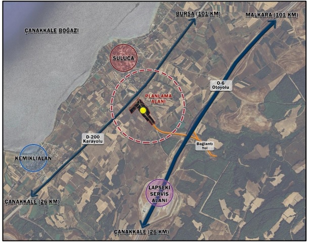 Çanakkale Lapseki Suluca Mahallesi’nde 51 Bin m²’lik TOKİ Alanı “Kentsel Gelişme Alanı” Oldu