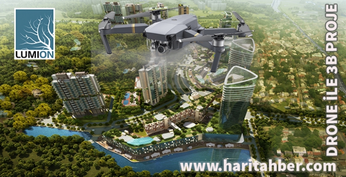 Drone ile Lumion'da 3B Proje