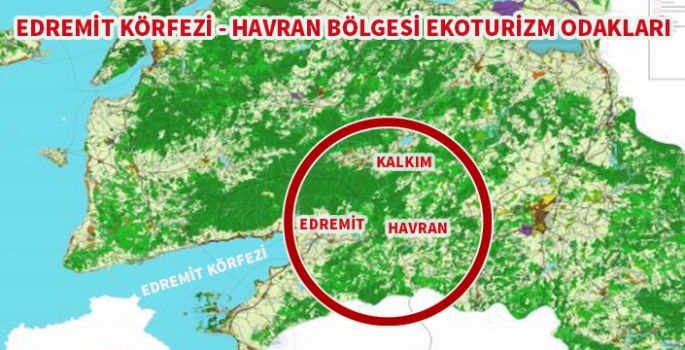 Edremit ve Havran Ekoturizm Planlama odakları nereleridir?