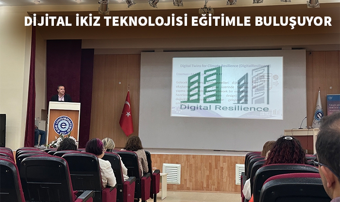 Ege Üniversitesi'nde dijital iklim dayanıklılığı projesi tanıtıldı