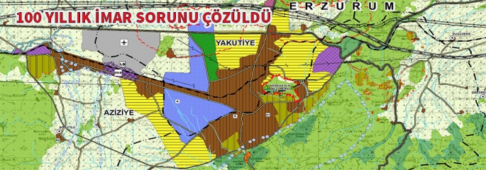 Erzurum'un 100 yıllık imar sorunu çözüldü