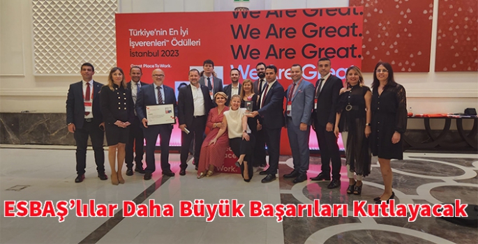 ESBAŞ dördüncü kez Türkiye'nin en iyi işverini