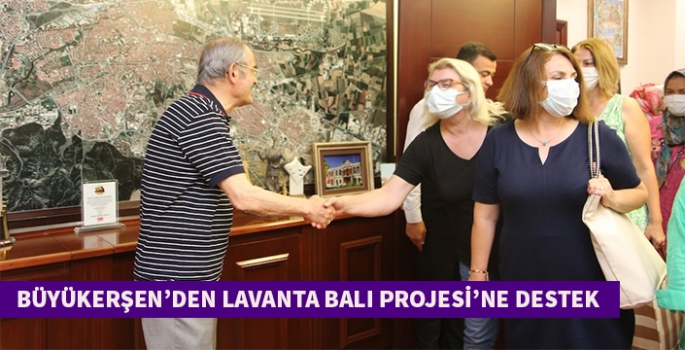 Eskişehir'de lavanta balı projesine destek