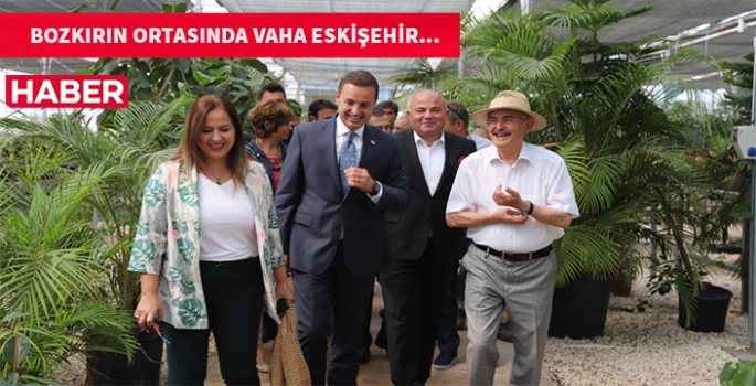 Eskişehir'in Yeşil Belediyecilik hizmetlerini yerinde inceledi...