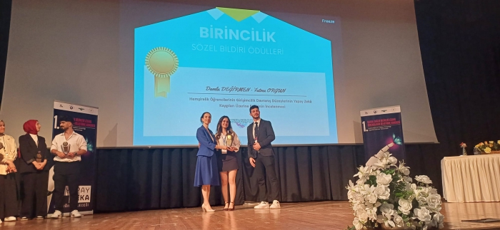 EÜ’lü Öğrencinin Projesine Birincilik Ödülü: Yapay Zeka Kaygısı, Girişimcilik Üzerinde Etkili mi?