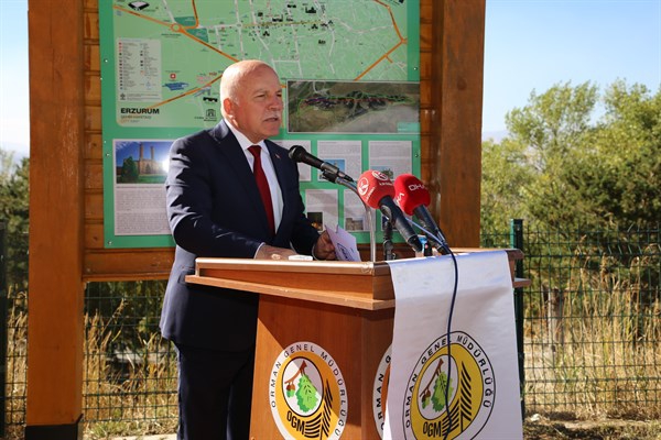 Ezurum'da Ekoturizm Proje alanı törenle hizmete açıldı.