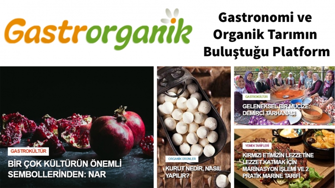 Gastronomi ve Organik Tarımın Buluştuğu Platform ' Gastrorganik.com '