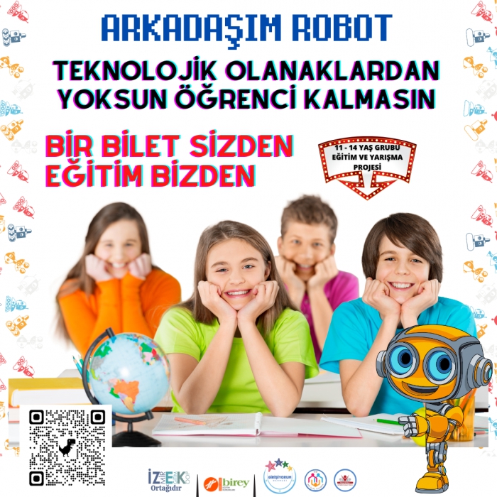 Geleceğin Mucitleri İzmir’de Yetişiyor: ARKADAŞIM ROBOT Yarışması