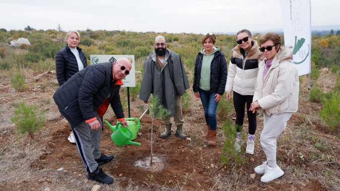 Gökhan Türkmen Ege Orman Vakfı işbirliğiyle 3.Orman Projesi'ni tamamlandı
