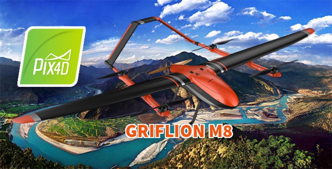 GRIFLION M8 ile 400km2 havadan haritalama