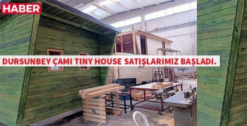 Özel yapım tekerlekli ahşap tinyhouse satışlarımız başlamıştır.