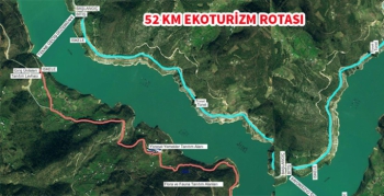 Ekoturizm sevenlerin yeni adresi 52 km lik parkur oldu.