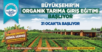 Kayseri Büyükşehir'den Organik Tarım Eğitimi