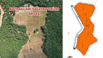 Kazdağları Satılık Sağlık Turizm Tesis Alanı Projesi