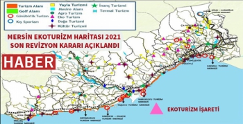 Mersin Ekoturizm Haritası yeniden belirlendi.