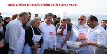 Muğla'da Yabancı Turistler Türk Mutfağını ilgi ile takip etti