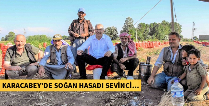 Karacabey’de soğan hasadı bereketli başladı