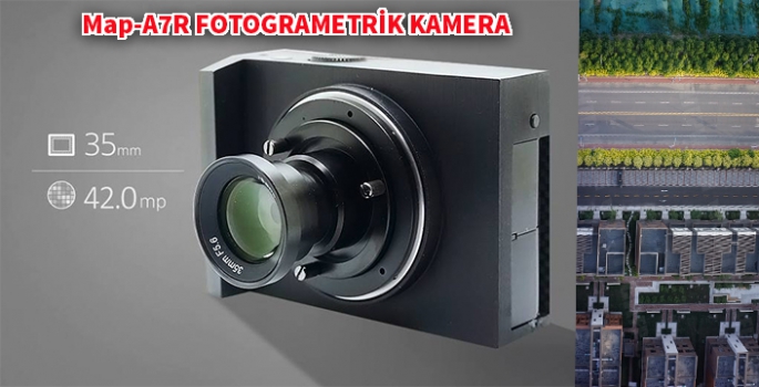 Map-A7R 35mm full frame fotogrametrik İHA kamerası