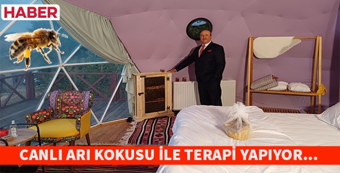 Muzaffer Koşan Apiterapi ve Aromaterapi  sağlıklı yaşam vadisinde şifa dağıtıyor