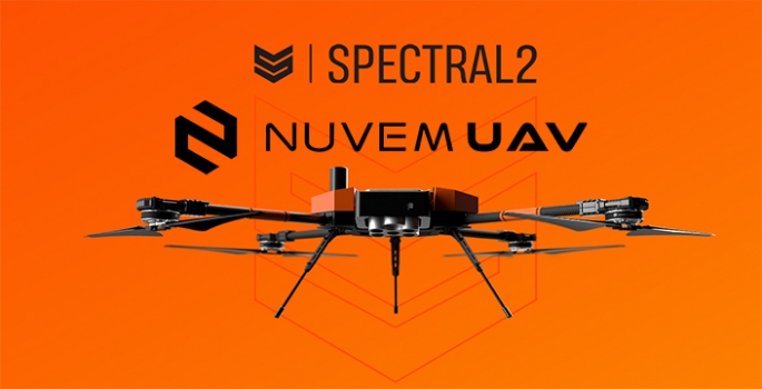 Nuvem Spectral 2 ppk/rtk drone tek uçuşta 400 hektar alan kapatıyor