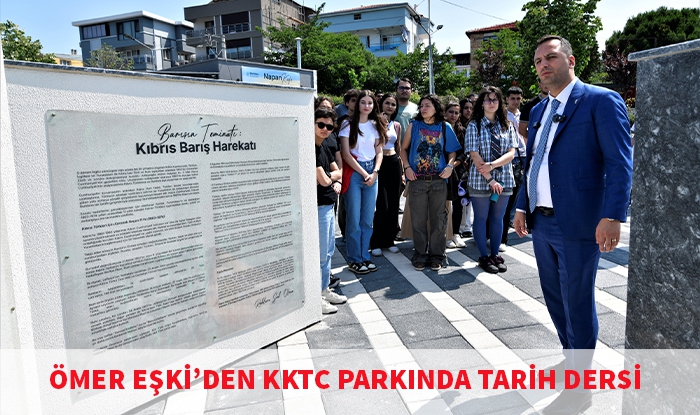 Ömer Eşki’den BELGEM Öğrencilerine KKTC Parkı’nda Kıbrıs Dersi