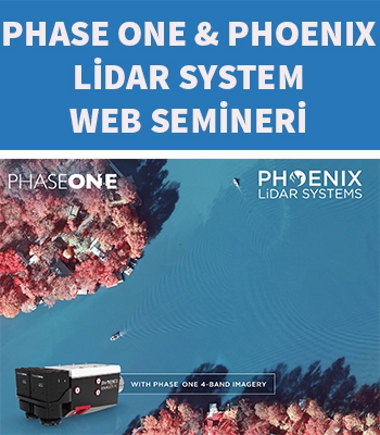 Phase One & Phoenix Lidar Web Semineri 29 Nisan'da yapılacak