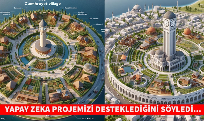 Tire Cumhuriyet Köyü Projemiz için Yapay Zekaya teşekkür ederiz.