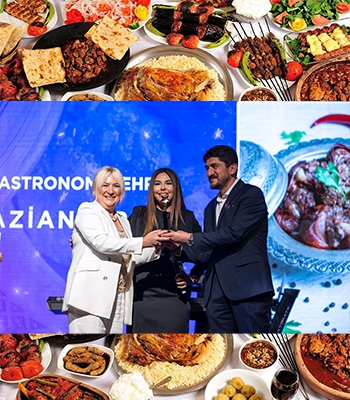 Yılın Gastronomi Ödülü Gaziantep'e verildi.