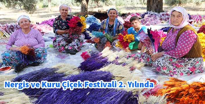 Bayındır-Turan Mahallesi Nergis ve Kuru Çiçek Festivali 2. Yılında