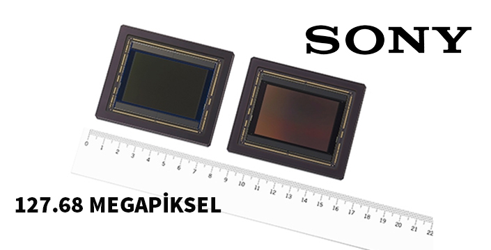 Sony 127.68 megapiksel CMOS sensör