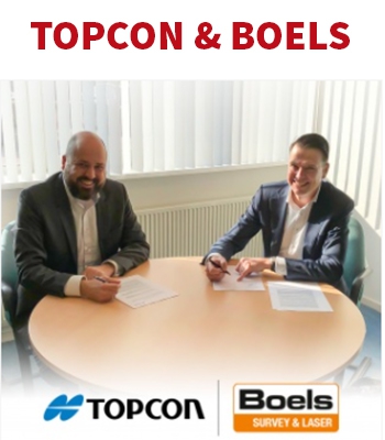 Topcon & Boels kiralık ekipman konusunda anlaştı