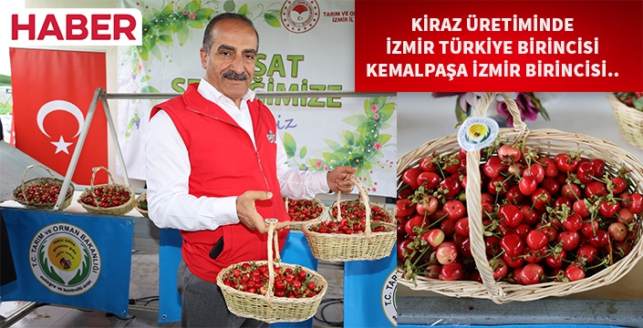 Dünya’nın kirazı Kemalpaşa’dan gidecek